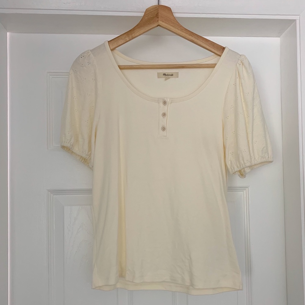 Madewell Cream Top